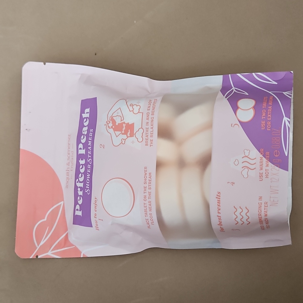 Asquith & Somerset Shower Steamers - Perfect Peach